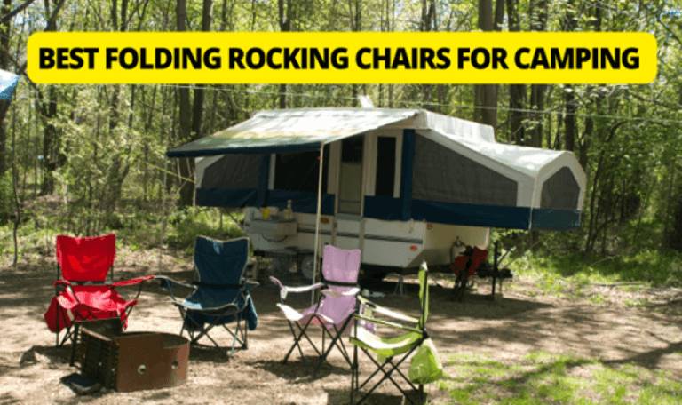 Camping Folding Rocking Chair!